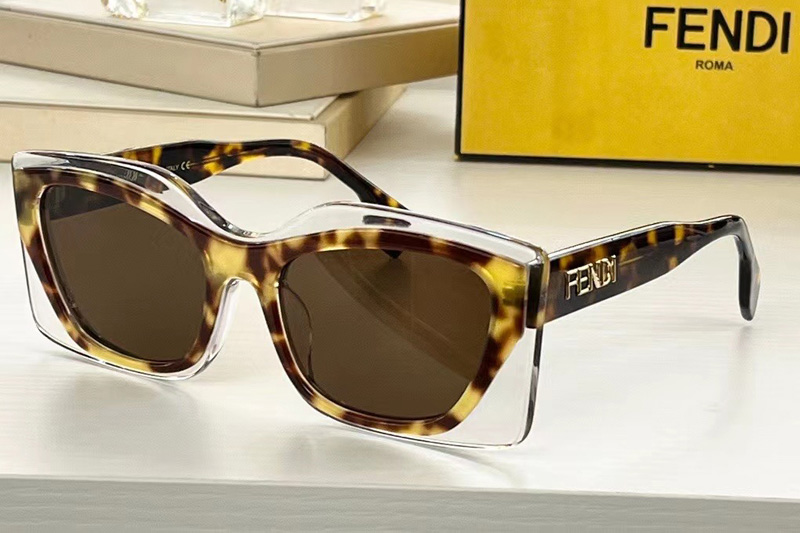 FF40034U Sunglasses In Tortoise