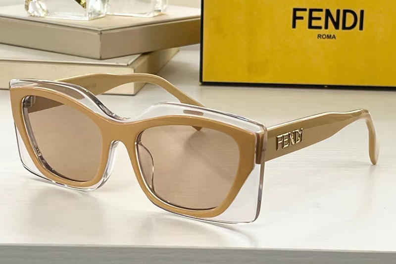 FF40034U Sunglasses In Yellow