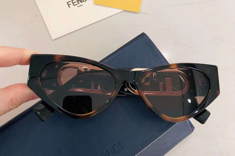 FF FOL029 Sunglasses In Tortoise