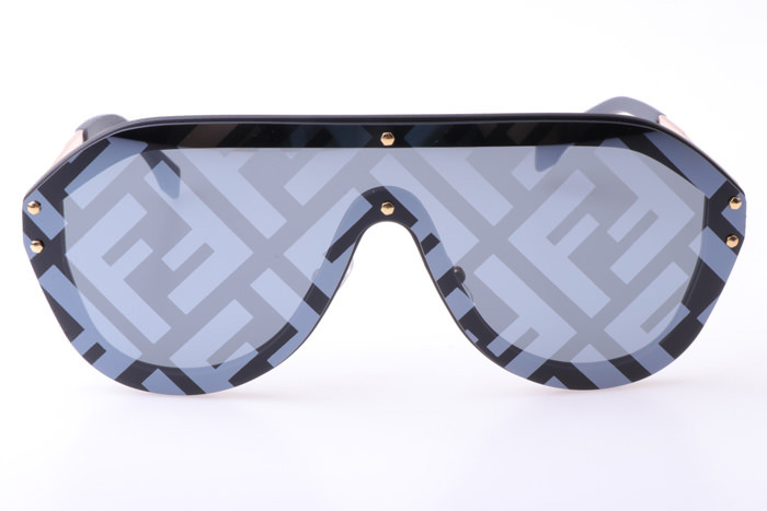 FF M0039 Sunglasses In Gold Black Grey