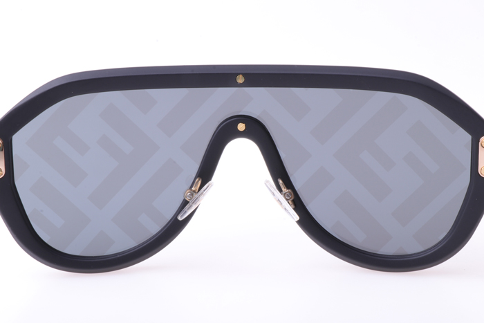 FF M0039 Sunglasses In Gold Black Grey