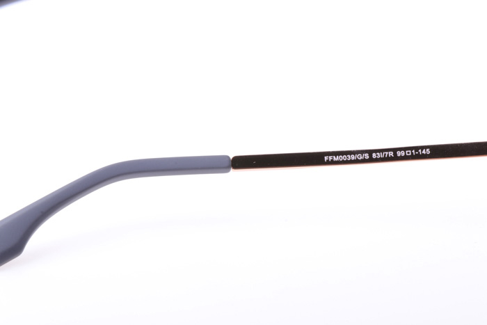 FF M0039 Sunglasses In Gold Black Grey