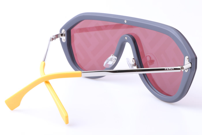 FF M0039 Sunglasses In Silver Yellow