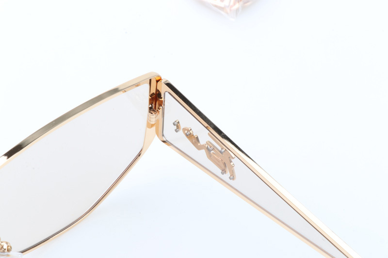 FF M0093S Sunglasses In Gold Coffee