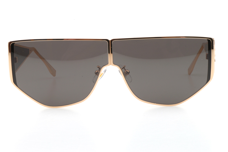 FF M0093S Sunglasses In Gold Grey