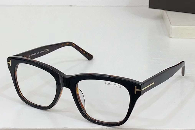 FT0237 Eyeglasses Black Tortoise