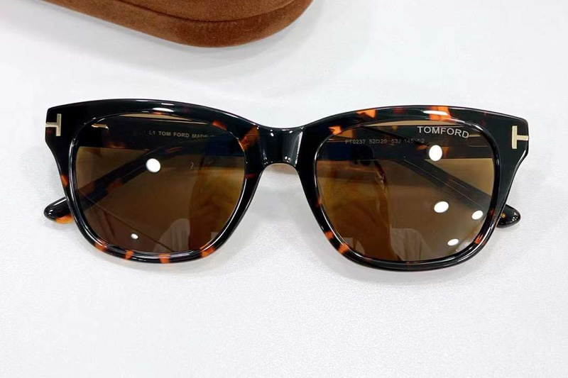 FT0237 Sunglasses Tortoise Brown