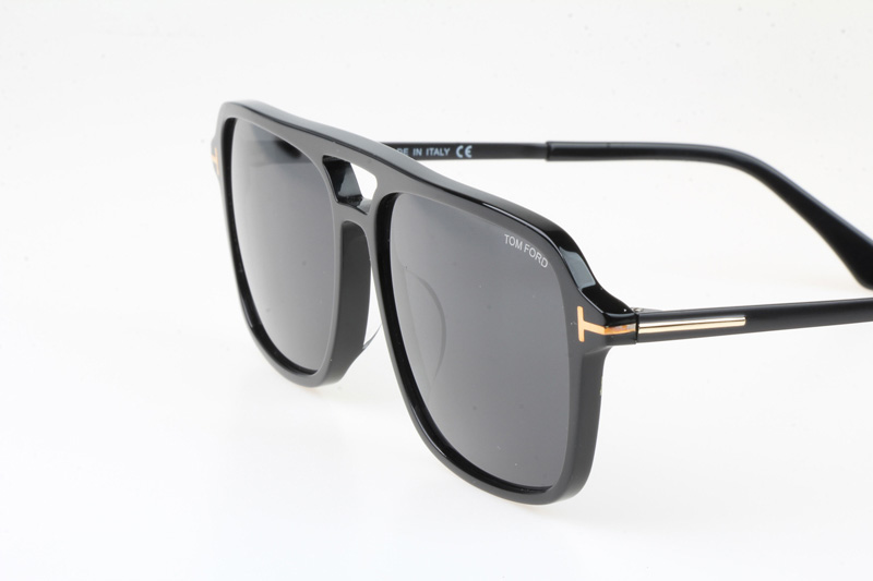 FT0910 Sunglasses In Black Gold