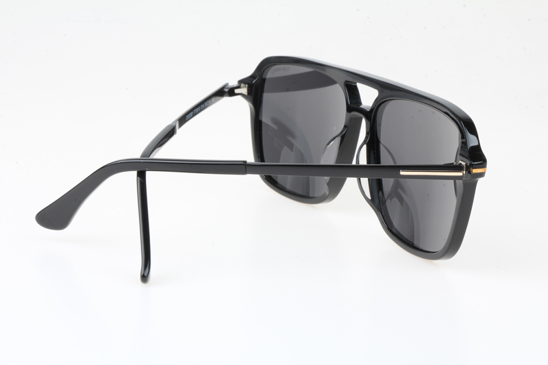 FT0910 Sunglasses In Black Gold