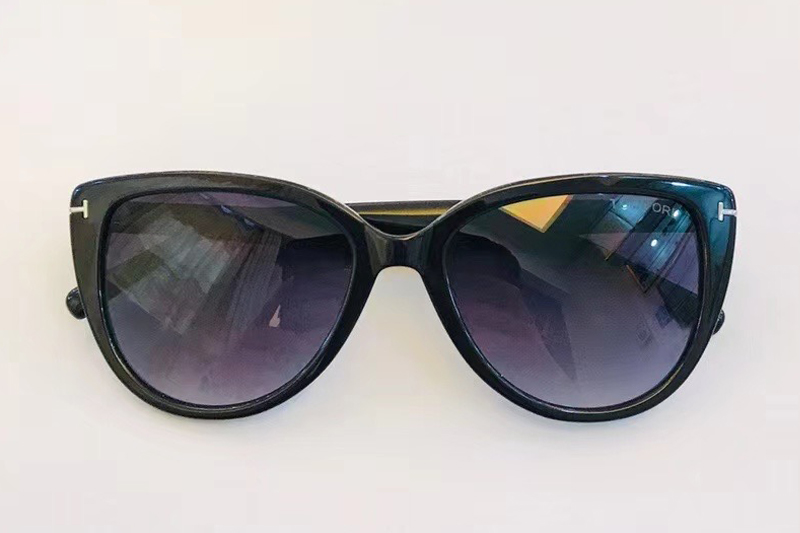 FT0915 Sunglasses In Black Gold
