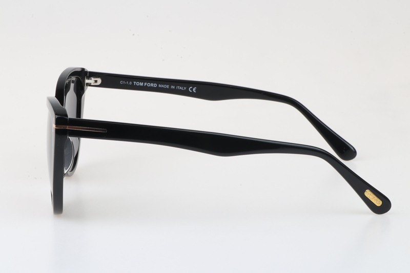 FT0915 Sunglasses In Black Silver