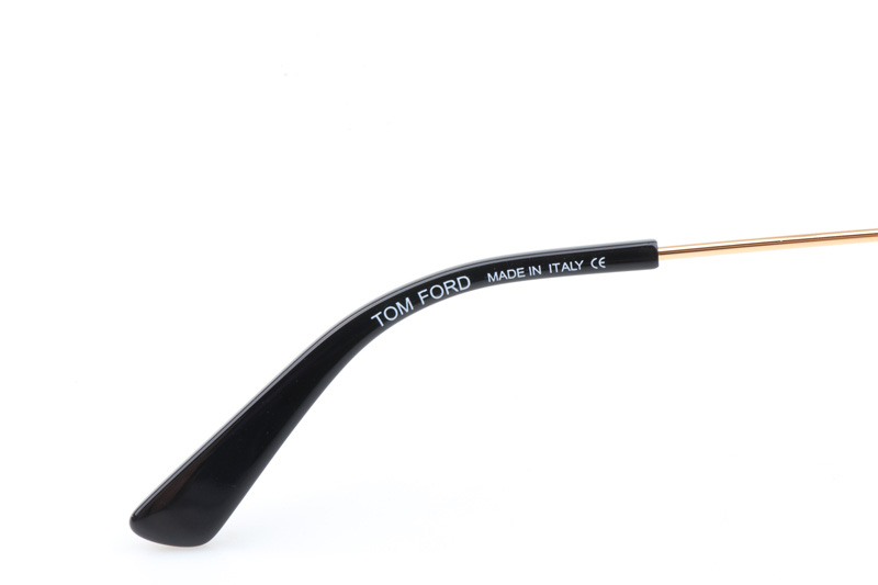 FT0951 Sunglasses In Gold Black Gradient Blue