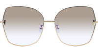 FT0951 Sunglasses In Gold Tortoise Gradient Brown