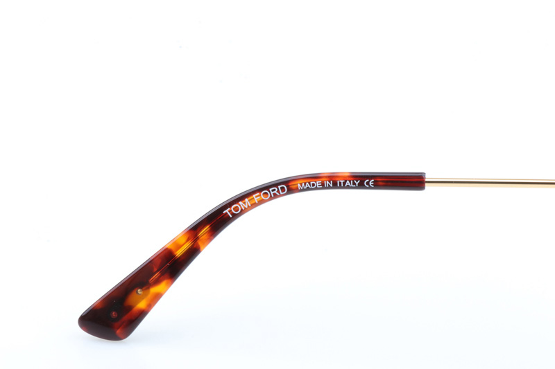 FT0951 Sunglasses In Gold Tortoise Gradient Brown