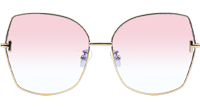 FT0951 Sunglasses In Gold Tortoise Gradient Pink
