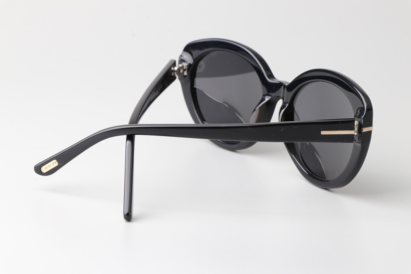 FT1009 Lily Sunglasses Black Gray