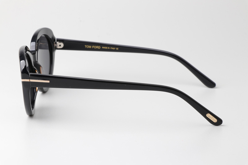 FT1009 Lily Sunglasses Black Gray