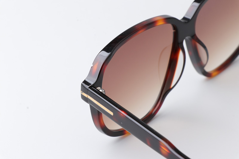 FT1024 Sunglasses Tortoise Gradient Brown