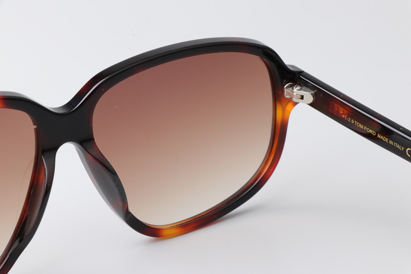 FT1024 Sunglasses Tortoise Gradient Brown