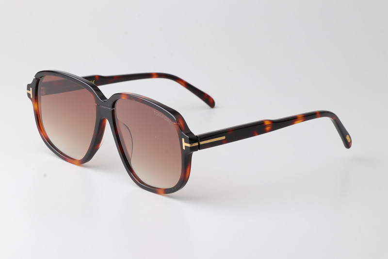 FT1024 Sunglasses Tortoise Gradient Brown