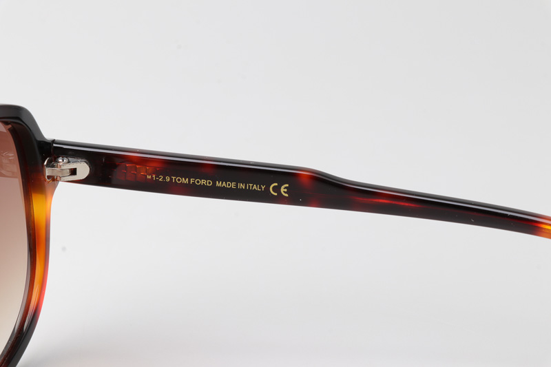 FT1024 Sunglasses Tortoise Gradient Brown