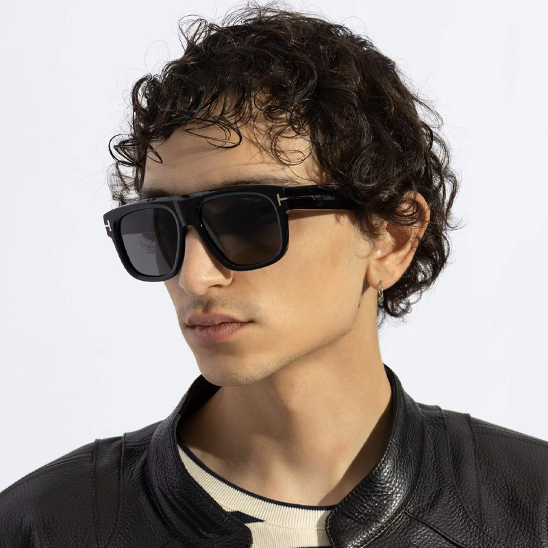 FT1201 Sunglasses Black Gray