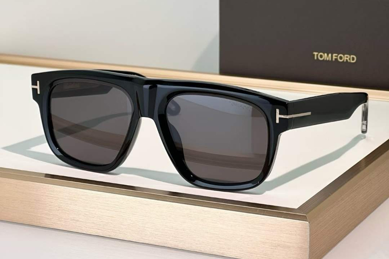 FT1201 Sunglasses Black Gray