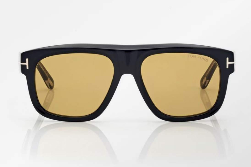 FT1201 Sunglasses Black Light Brown