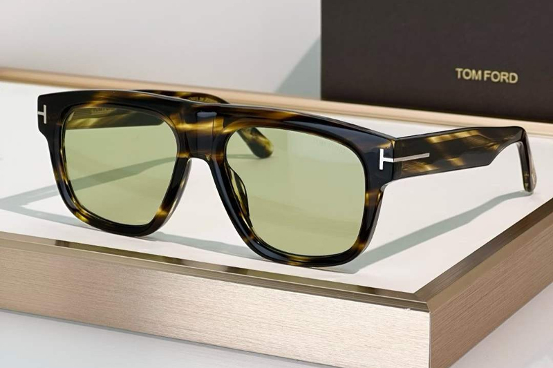 FT1201 Sunglasses Tortoise Green