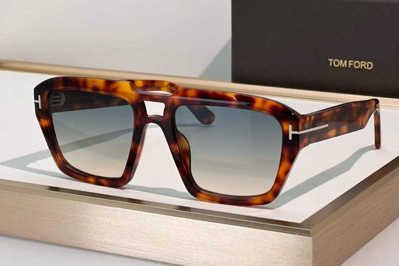 FT1202 Sunglasses Tortoise Gradient Gray