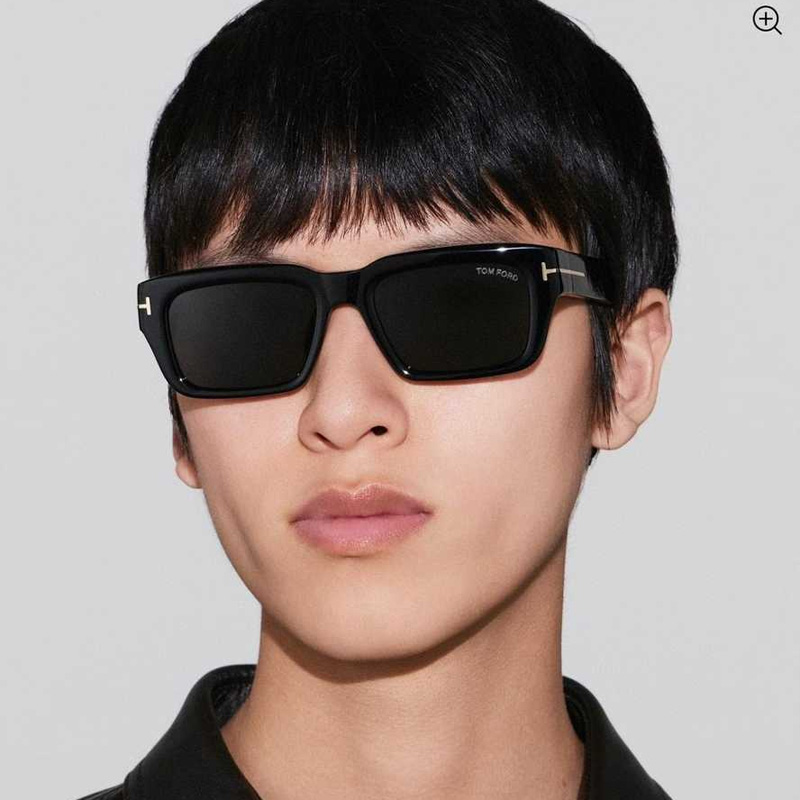 FT1203 Sunglasses Black Gray