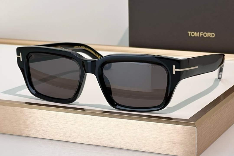 FT1203 Sunglasses Black Gray