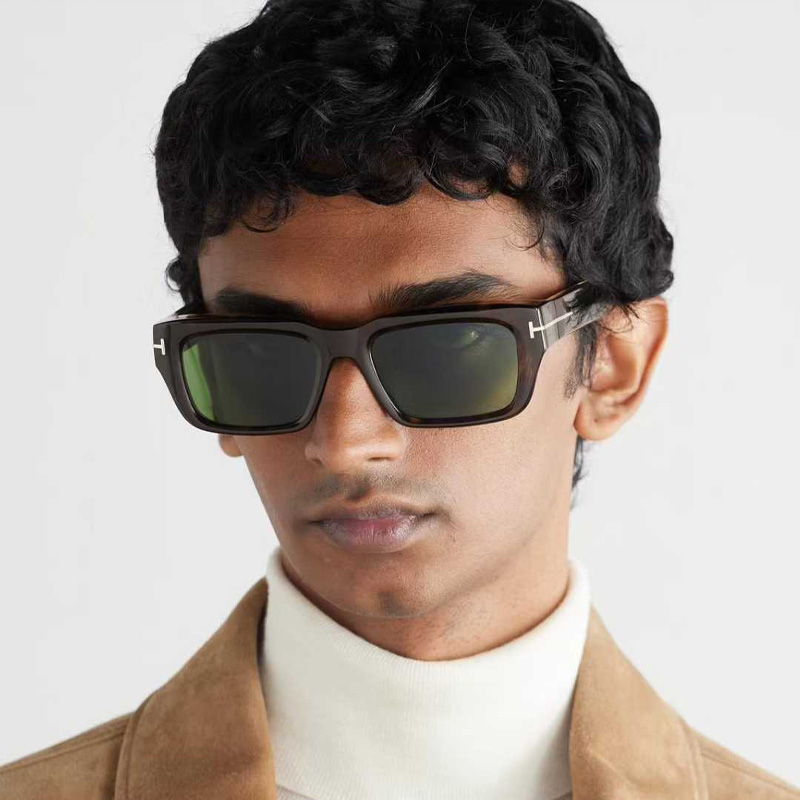 FT1203 Sunglasses Tortoise Green