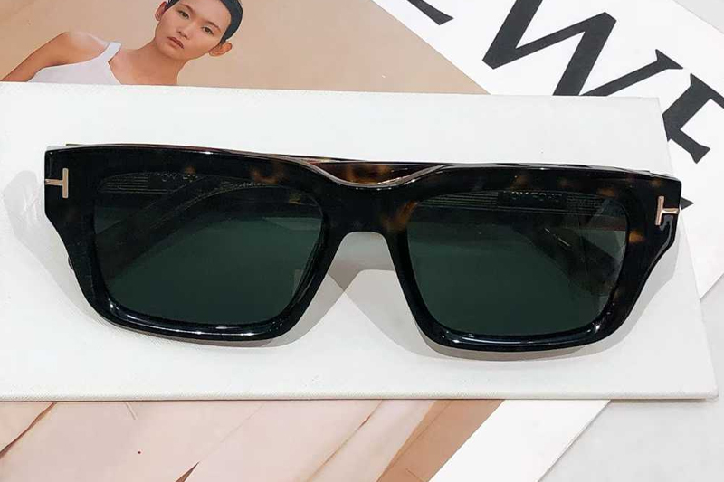 FT1203 Sunglasses Tortoise Green