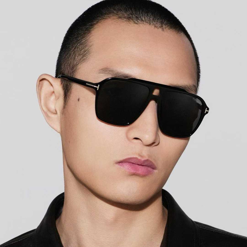 FT1209 Sunglasses Black Gray