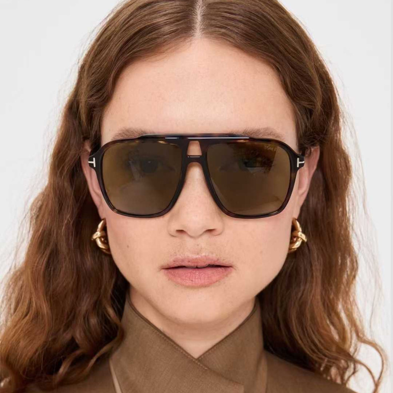FT1209 Sunglasses Tortoise Green