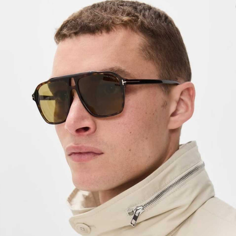 FT1209 Sunglasses Tortoise Green