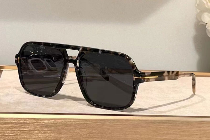 FT884 Sunglasses Grey Tortoise