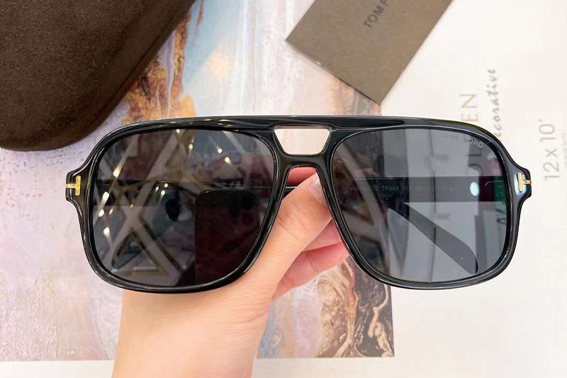 FT884 Sunglasses Grey Tortoise