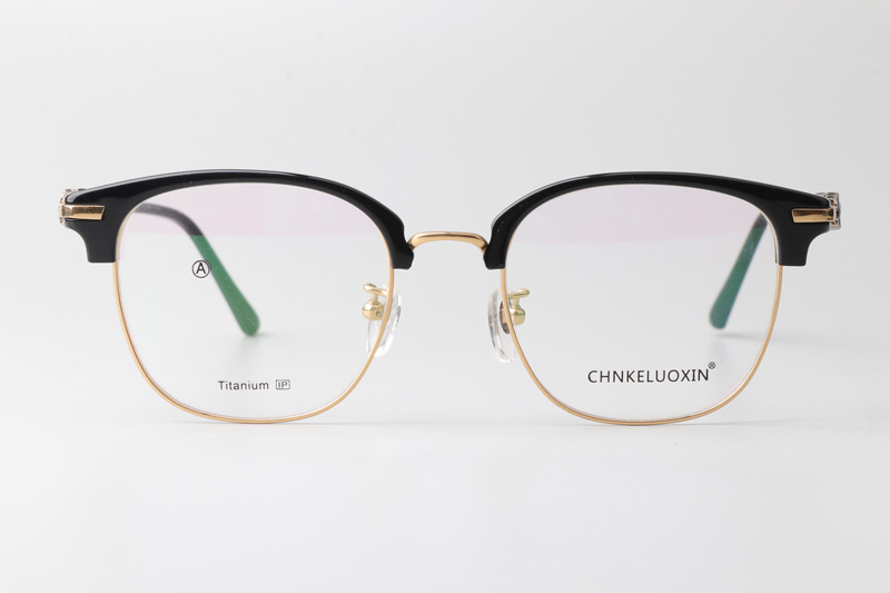 Fanova 087 Eyeglasses Black Gold