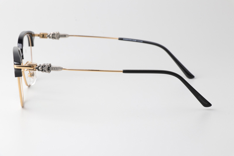 Fanova 087 Eyeglasses Black Gold