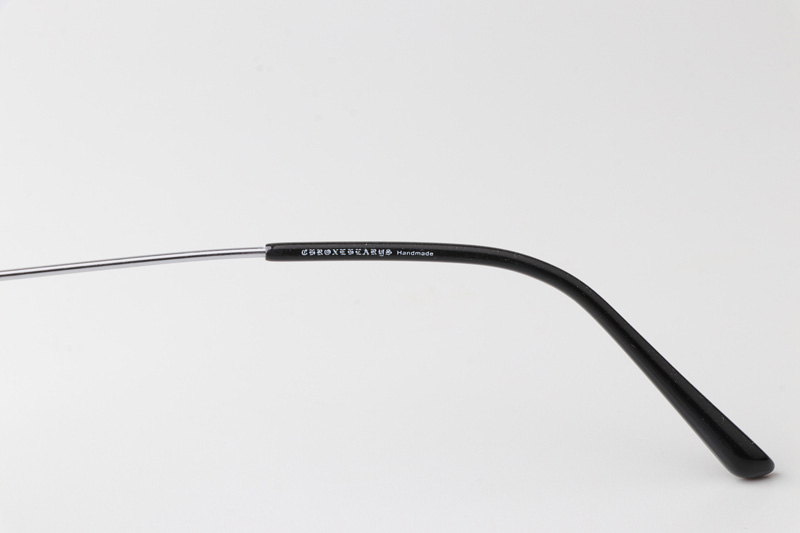 Fanova 087 Eyeglasses Black Silver