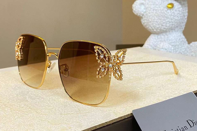 Fantastica S1U Sunglasses Gold Gradient Brown