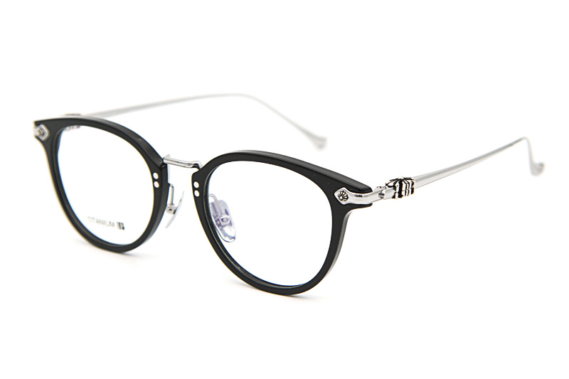 Fanx Huney Eyeglasses Black Silver