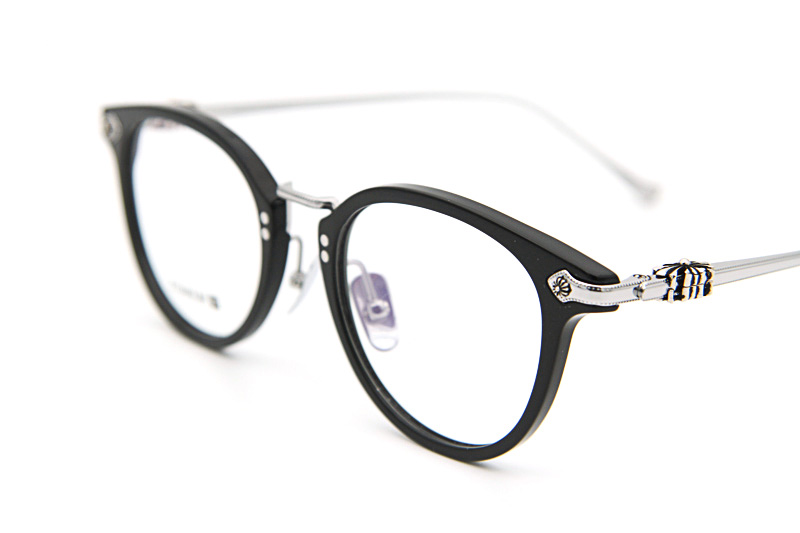 Fanx Huney Eyeglasses Black Silver