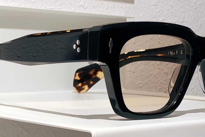 Fellini Sunglasses Black Tortoise Light Brown