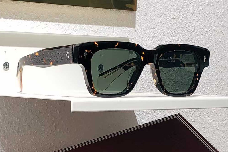 Fellini Sunglasses Tortoise Green