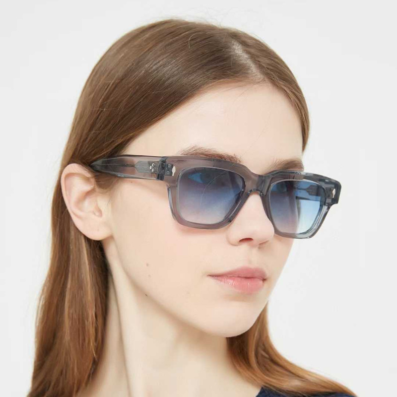Fellini Sunglasses Transparent Gray Gradient Blue