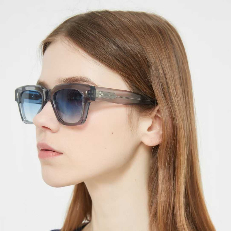 Fellini Sunglasses Transparent Gray Gradient Blue