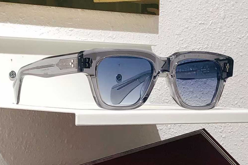 Fellini Sunglasses Transparent Gray Gradient Blue